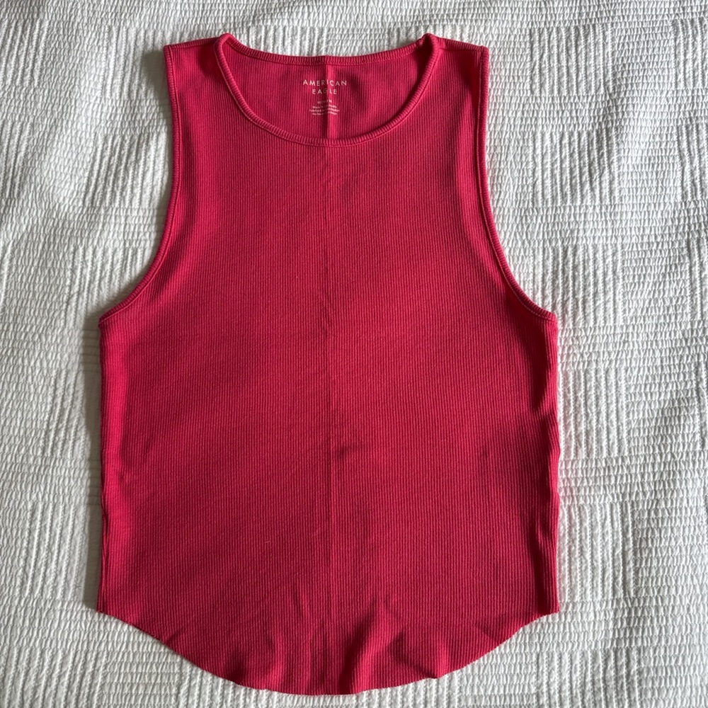 American Eagle Outfitters Pink Sleeveless Top